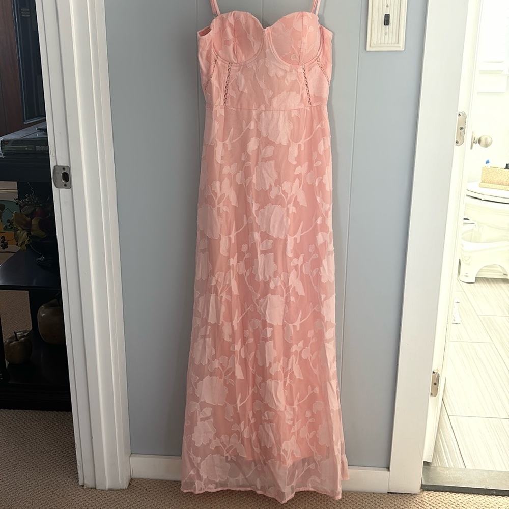 Pink Floral Maxi